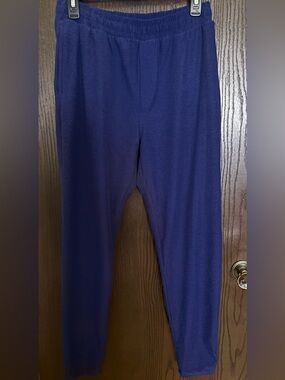 Beyond Yoga Royal Blue Elastic Waist Pull-On Pants